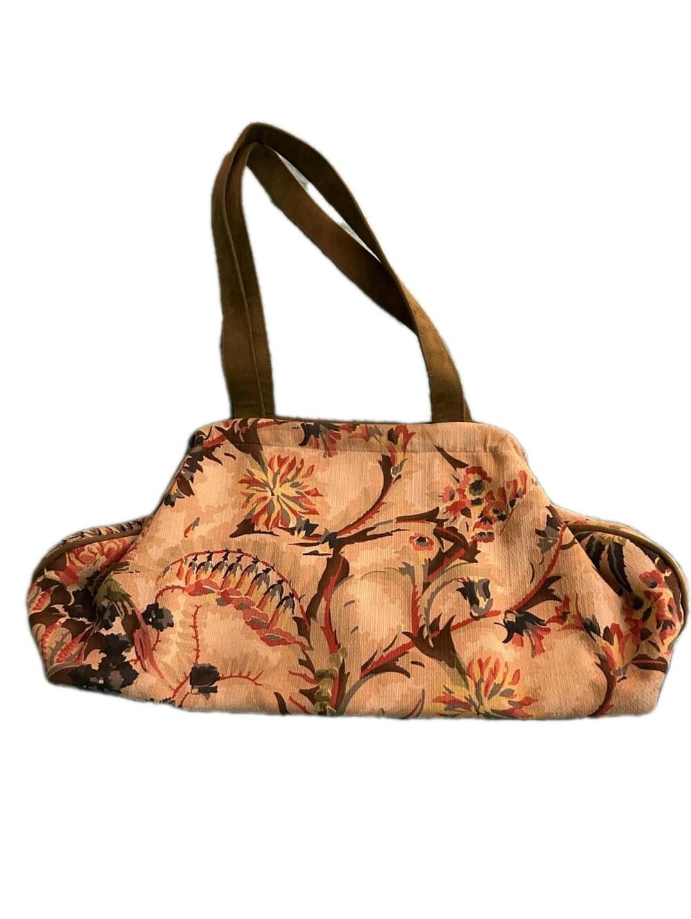 Atenti Floral Tapestry Hand /  Dhoulder Bag 10x14x4